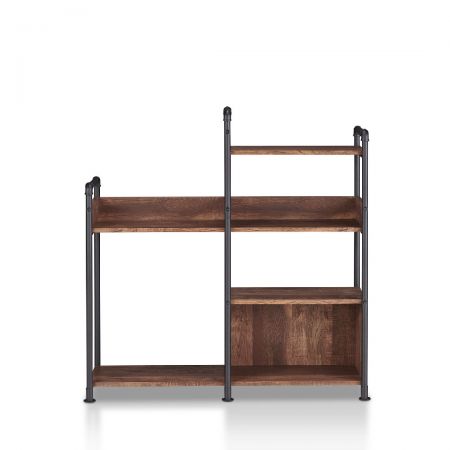 Wrought iron water pipe rack.